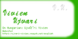 vivien ujvari business card